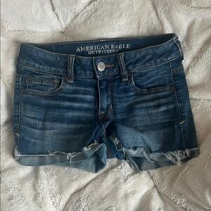American Eagle Outfitters Blue Denim Shorts